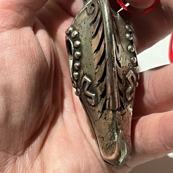 Mamuli Sumba silver pendant, vintage, rare - Picture 9 of 10